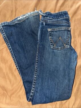Wrangler Blue Kids Jeans with Pocket Stitching